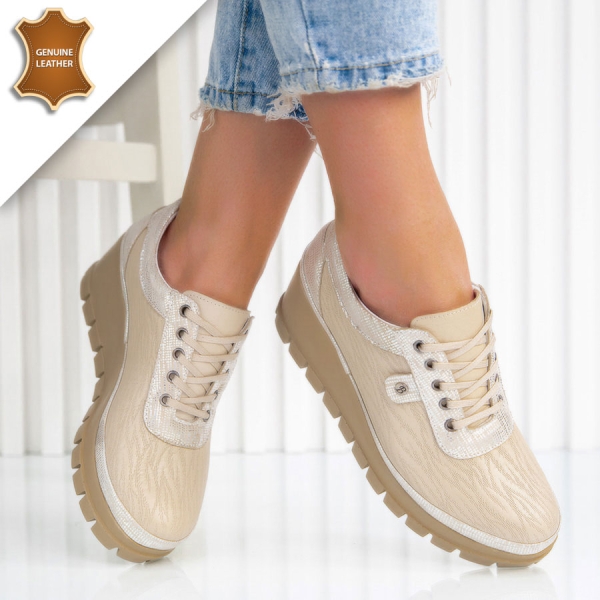 Обувки Dolores Beige