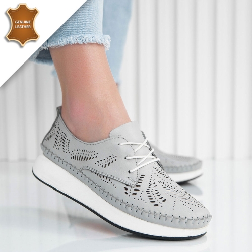 Обувки Flora Grey