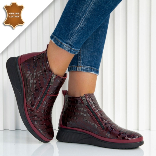 Боти Bella Wine red