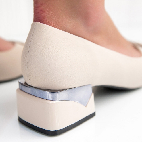 Обувки Debra Beige