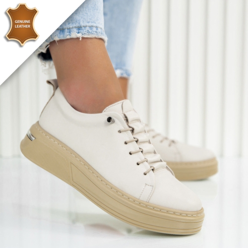 Обувки Zara Beige