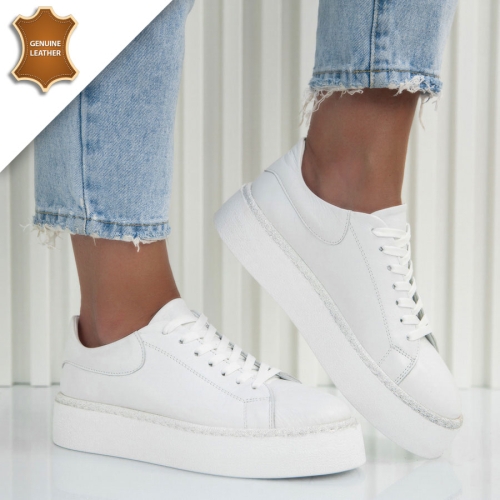 Обувки Bianka White