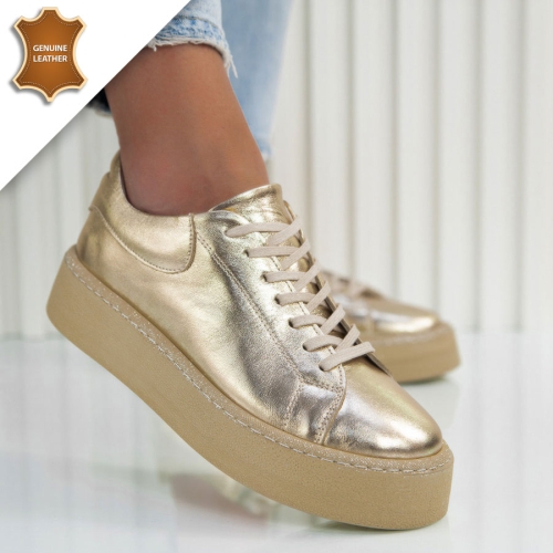 Обувки Bianka Gold