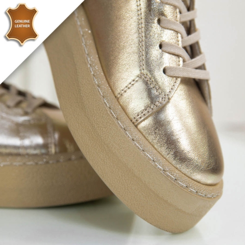 Обувки Bianka Gold