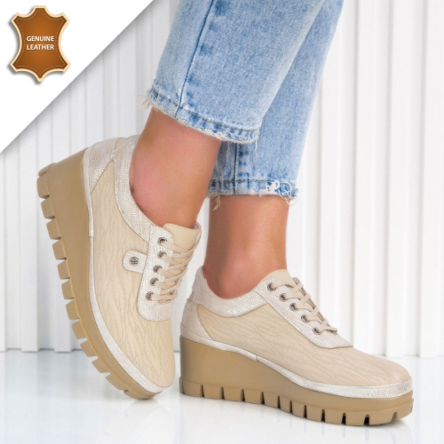 Обувки Dolores Beige