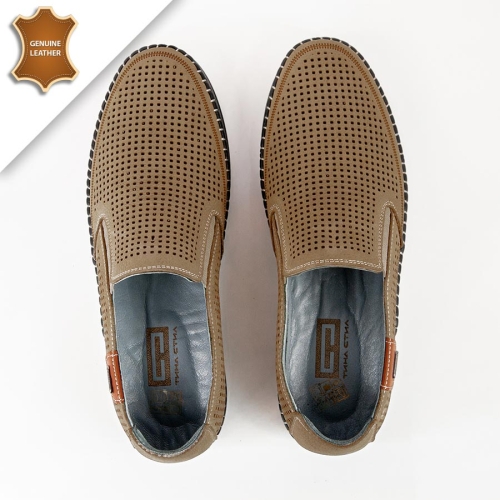 Обувки Leonardo Beige