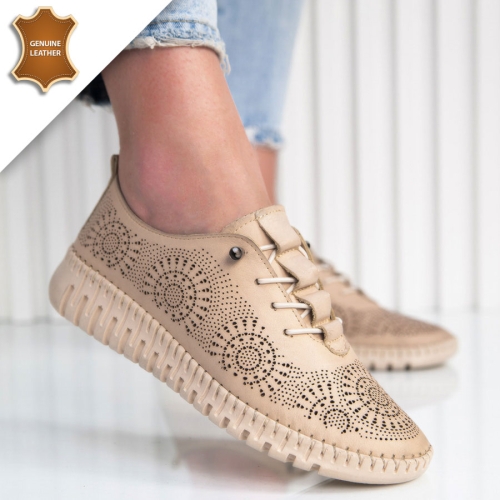Обувки Trento Beige