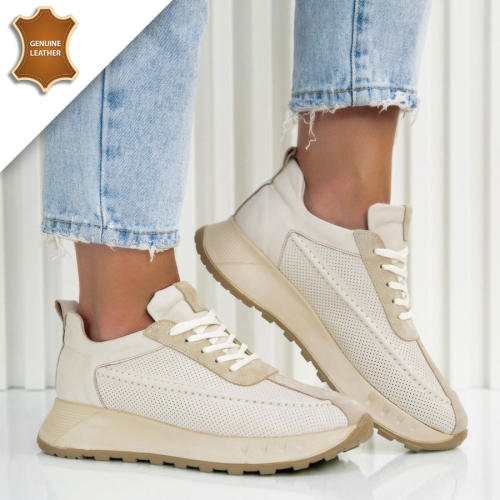 Обувки Marina Beige