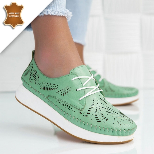 Обувки Flora Green